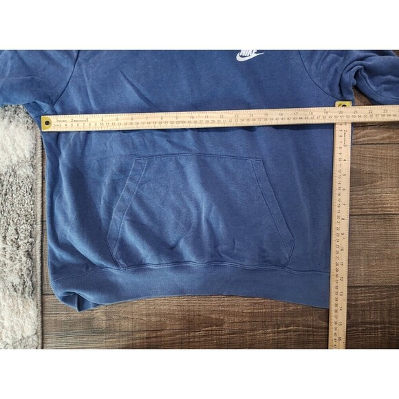 Nike Hoodie Women Size Large LG Blue Cowl Neck GREAT SHAPE - Picture 5 of 6